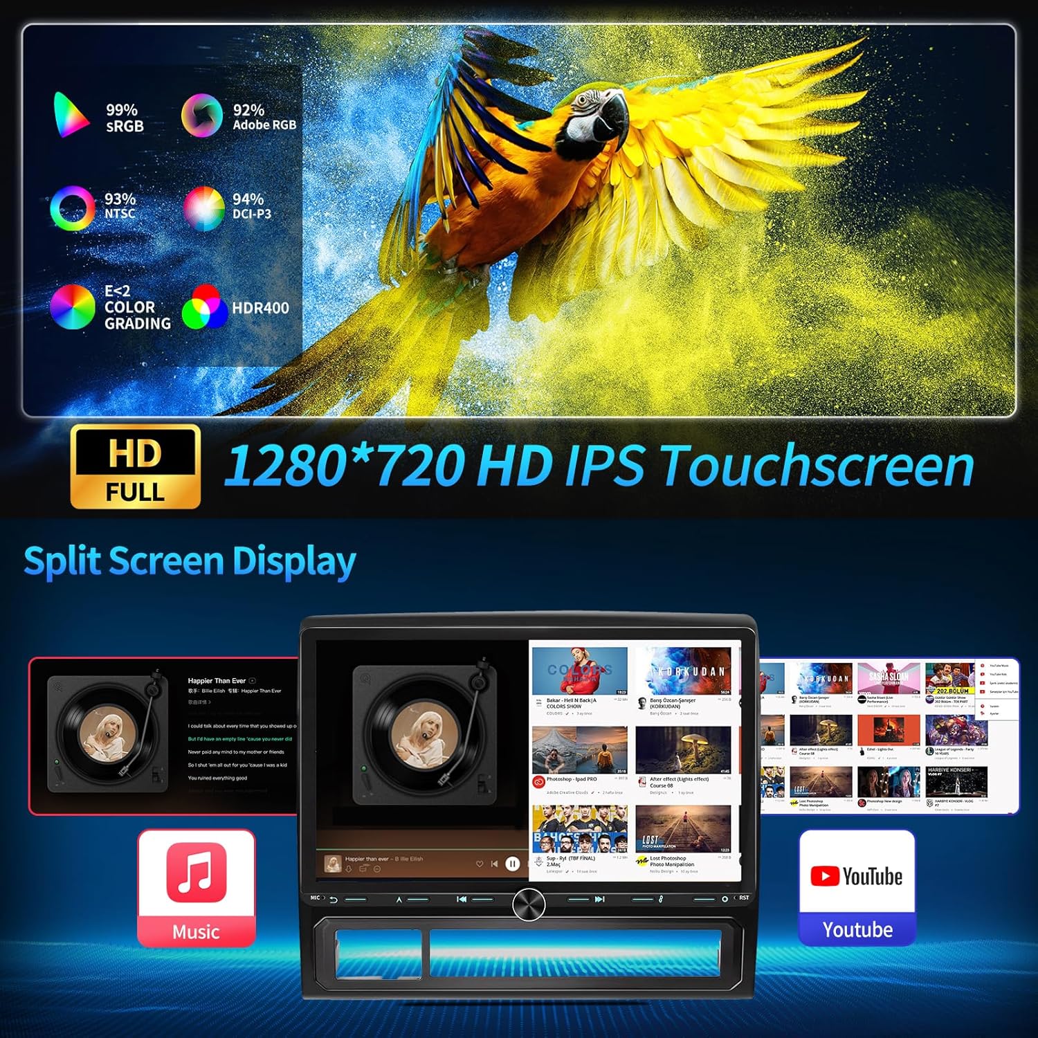 Smart Car Radio Toyota Tacoma 2005-2015