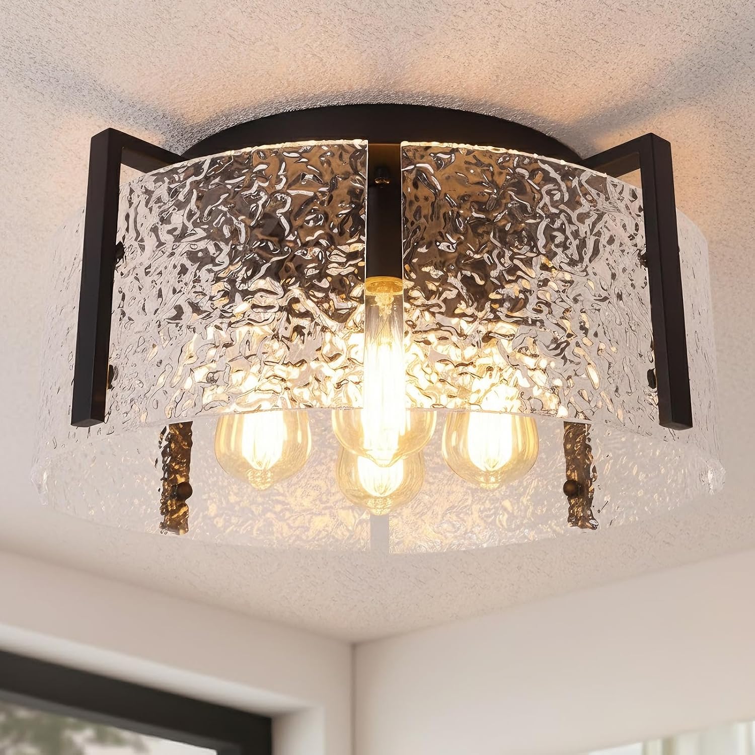 Semi Flush Mount Ceiling Light Fixture - 4-Light