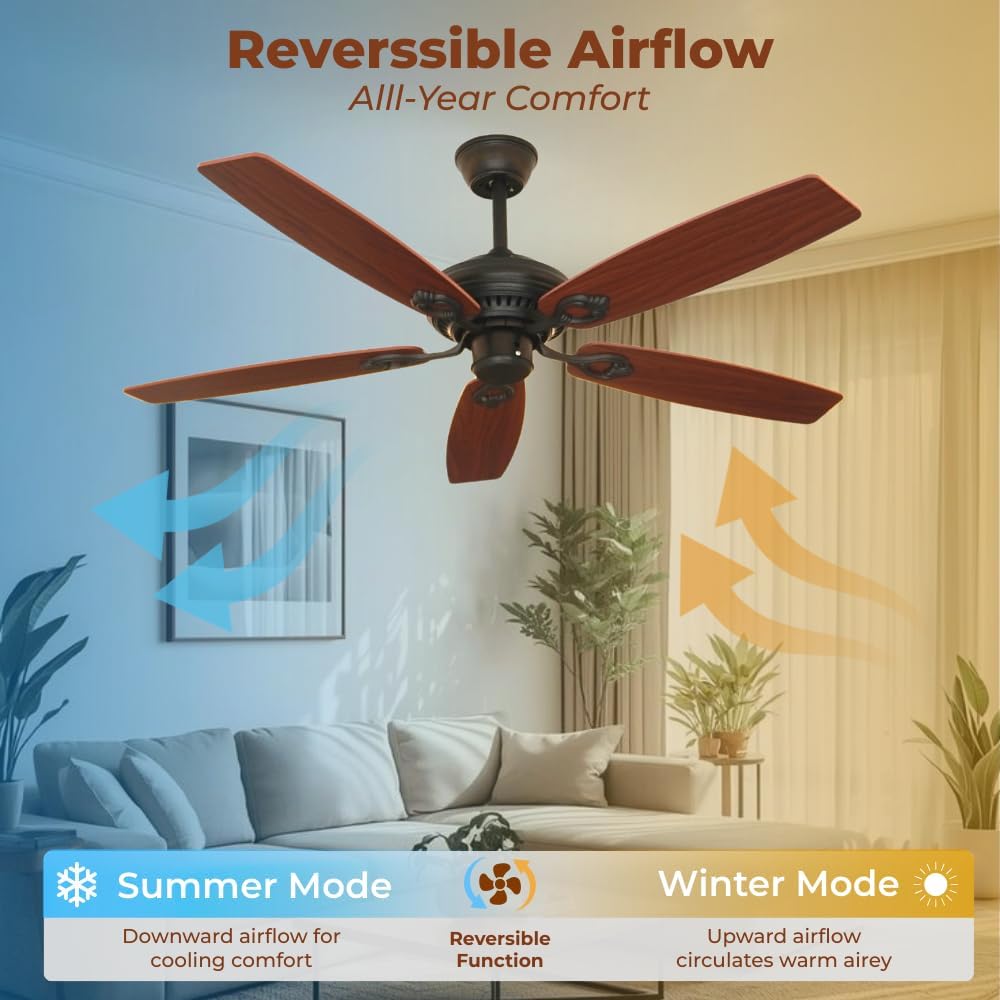 Wood Ceiling Fan - Wood