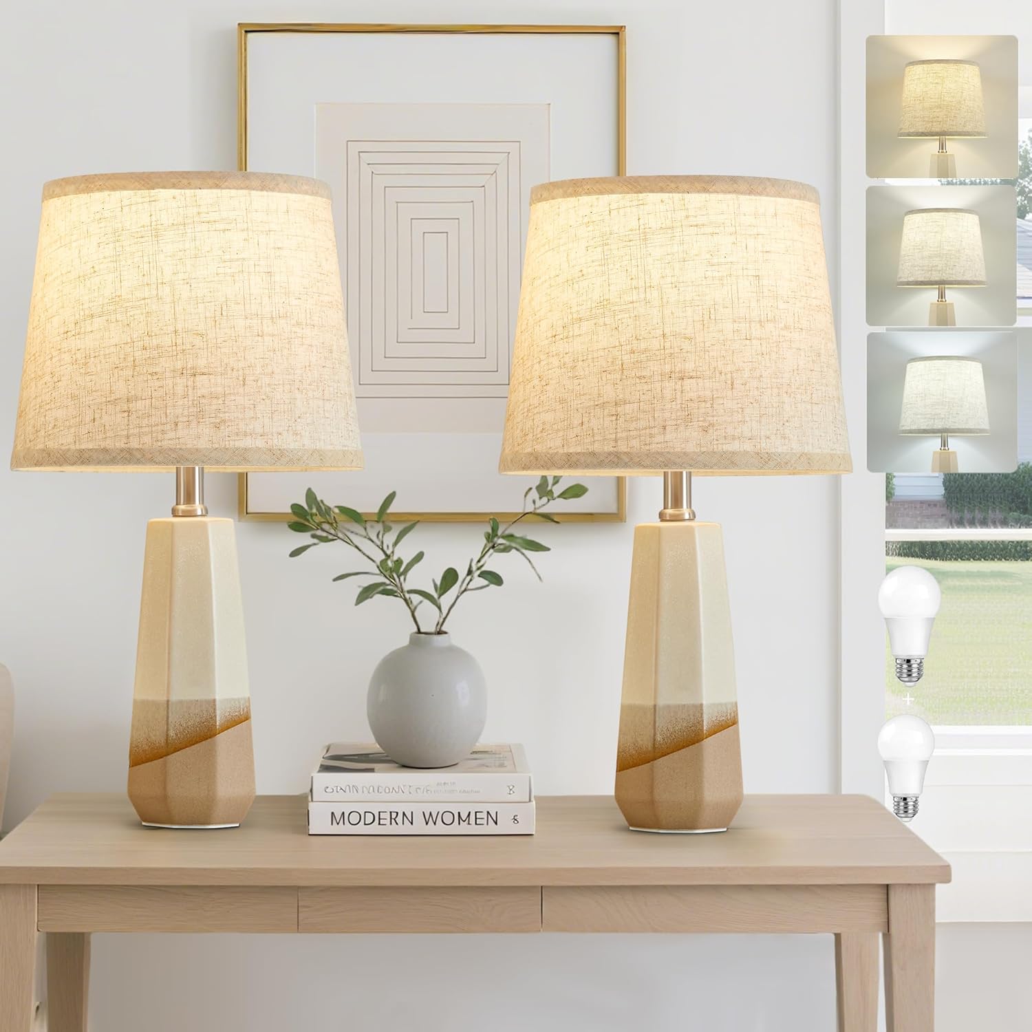 Table lamp set of two,