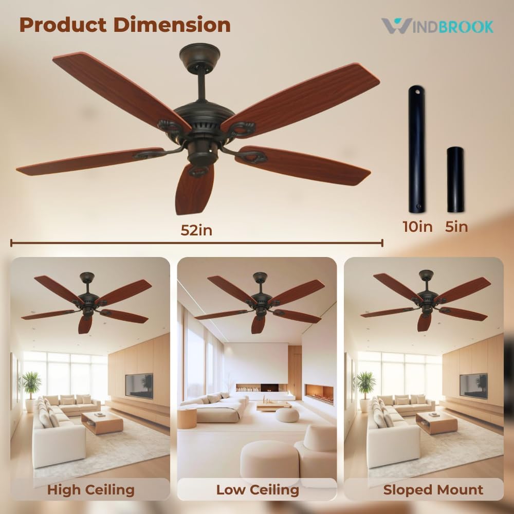 Wood Ceiling Fan - Wood