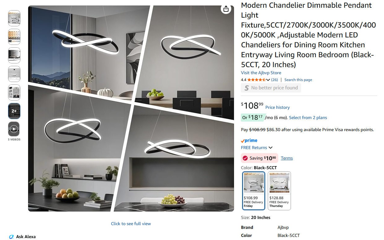 Modern Chandelier