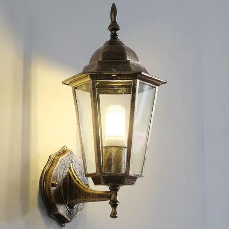 Rustic Farmhouse Outdoor Wall Sconce Set of 2
