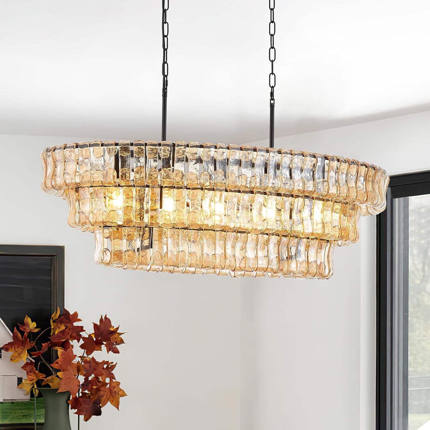 3-Tier Large Modern Chandelier