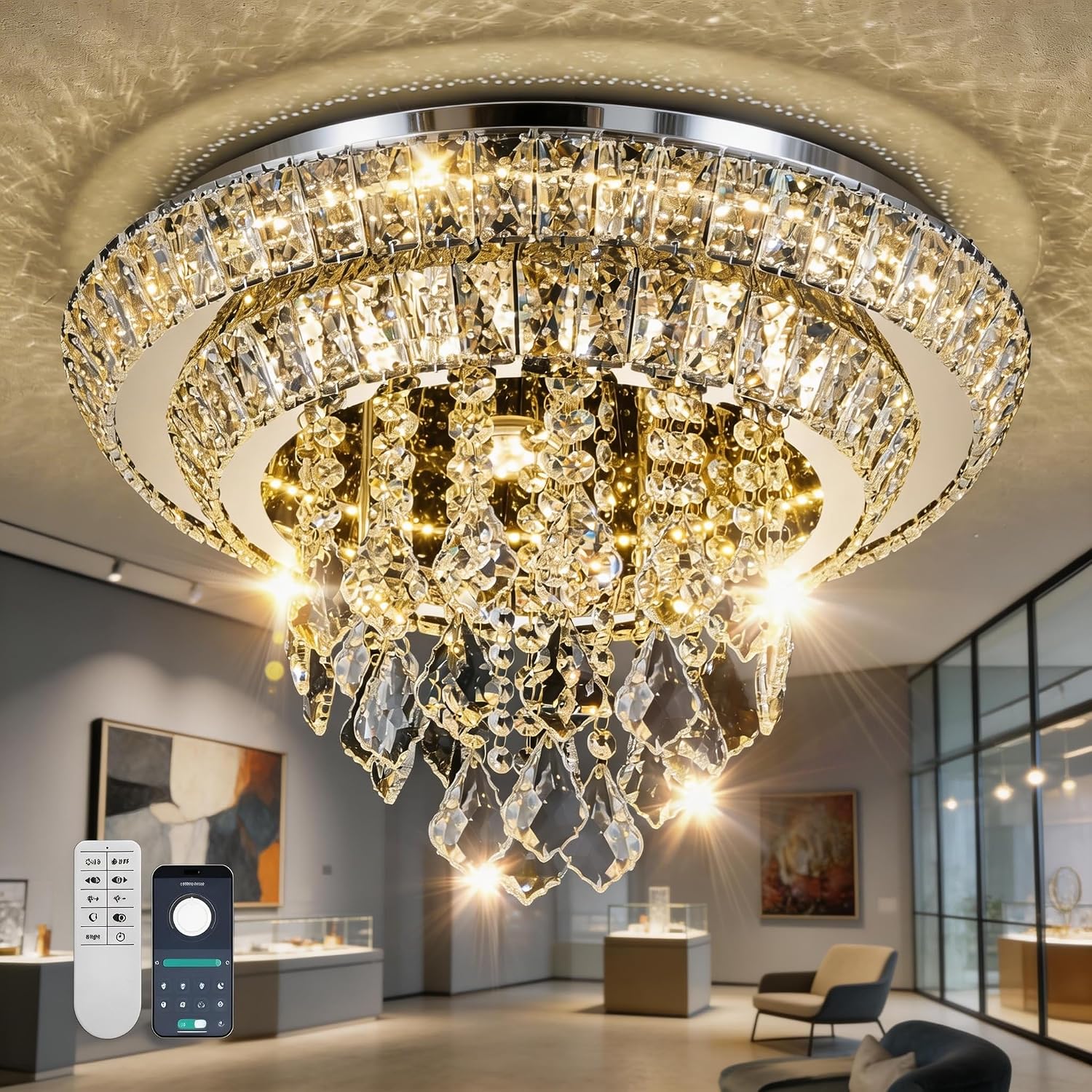 Modern Crystal Chandelier