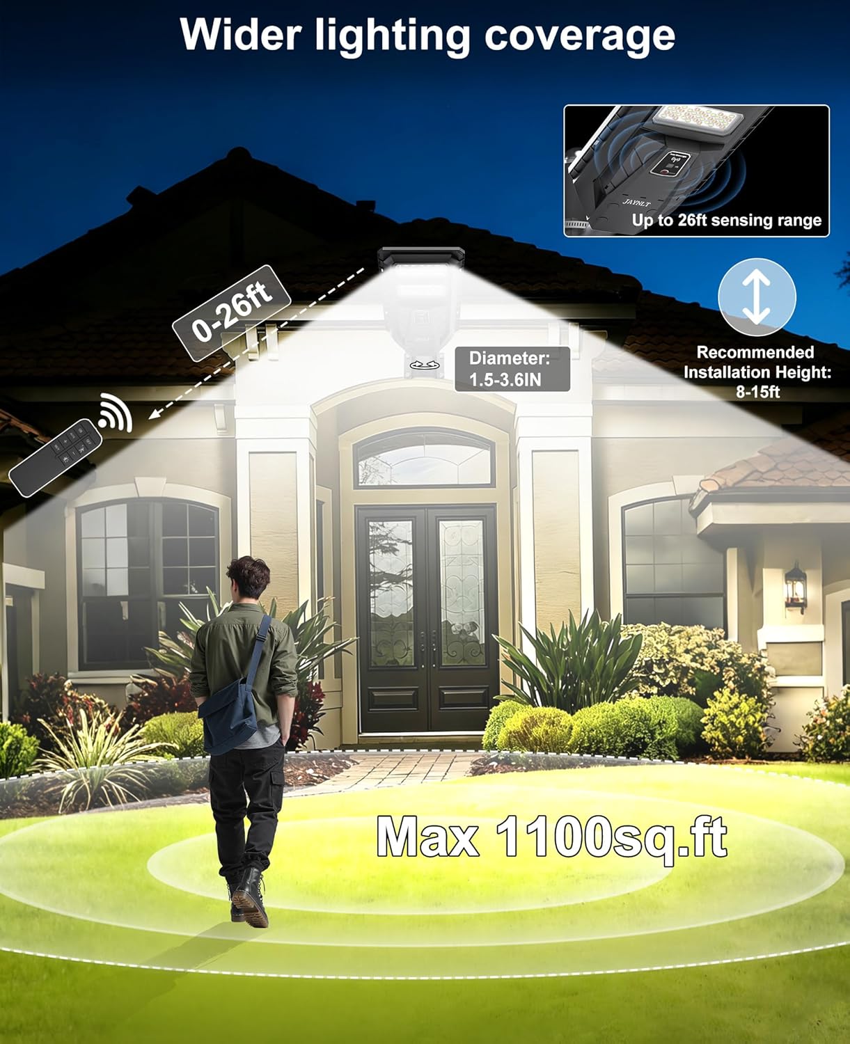 Outdoor Solar Light - Dusk to Dawn