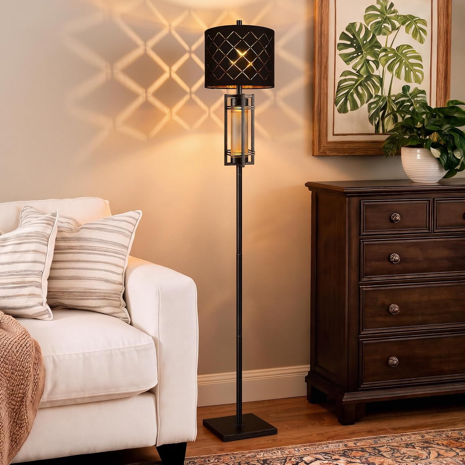 Floor Lamp with Night light