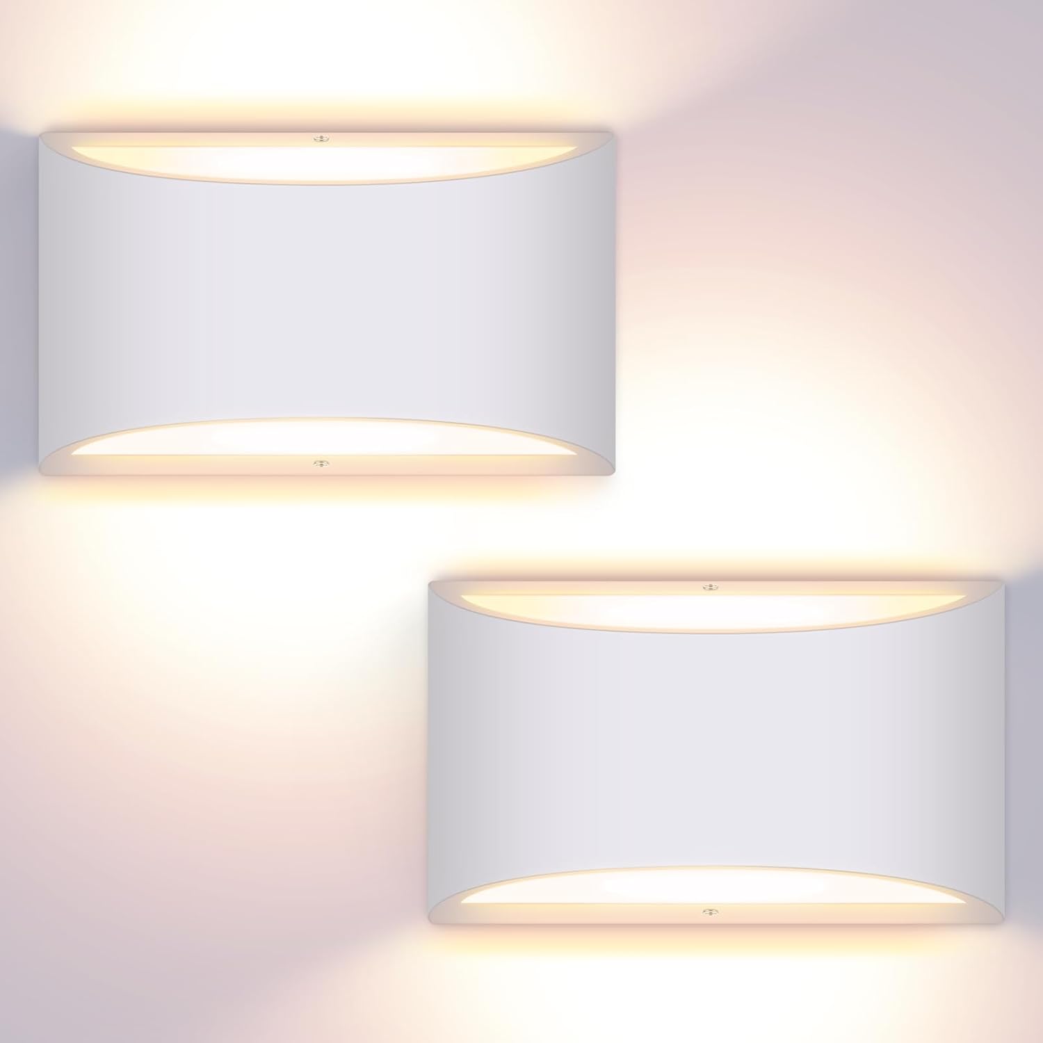 Modern LED Wall Sconce - 2Pack