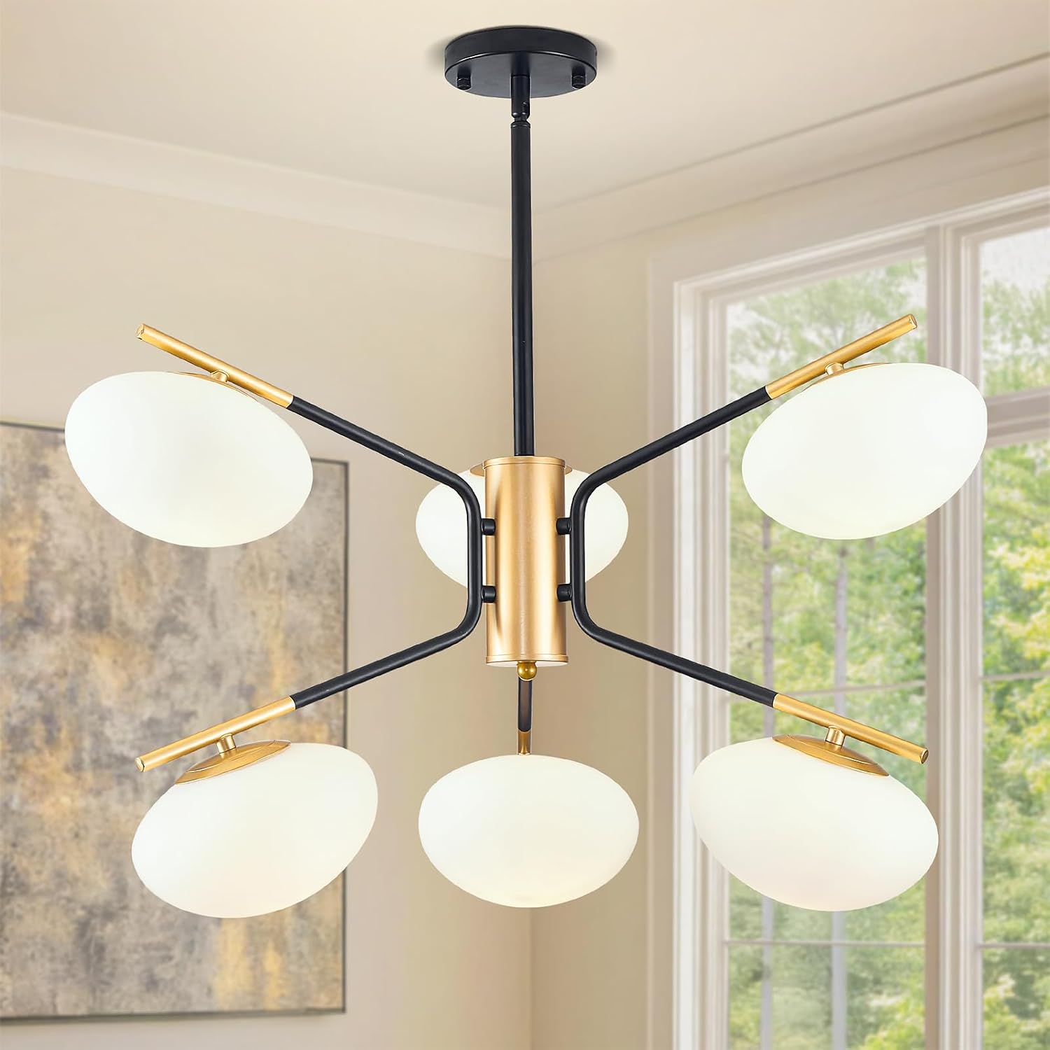 Modern Sputnik Chandelier,