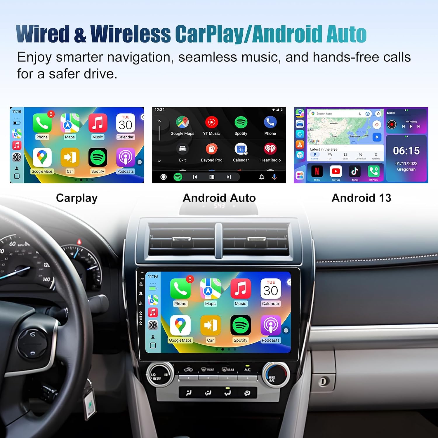 Smart Car Stereo Toyota Camry