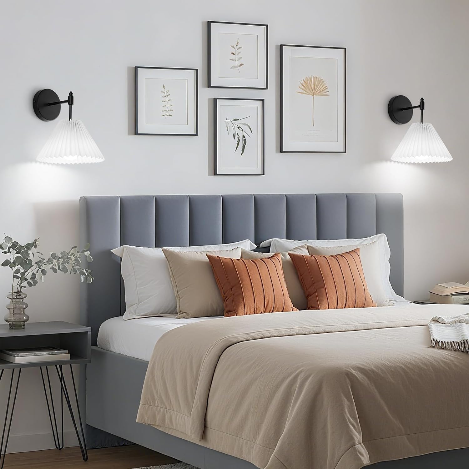 Battery Operated Wall Sconce Set of 2