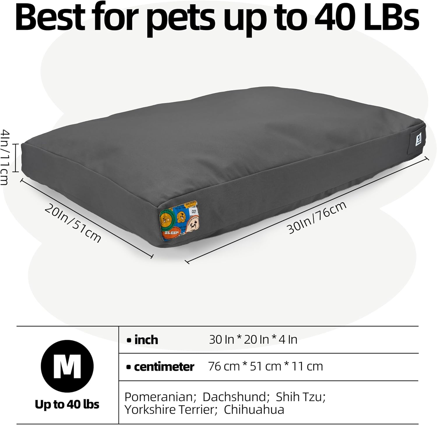 Outdoor - Indoor Dog Bed, waterproof
