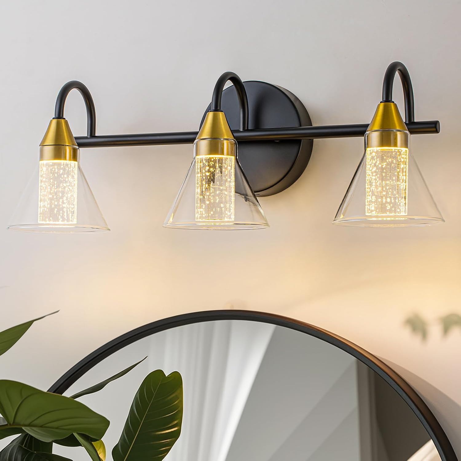 3-Light LED Vanity Light - 5 Color Mode