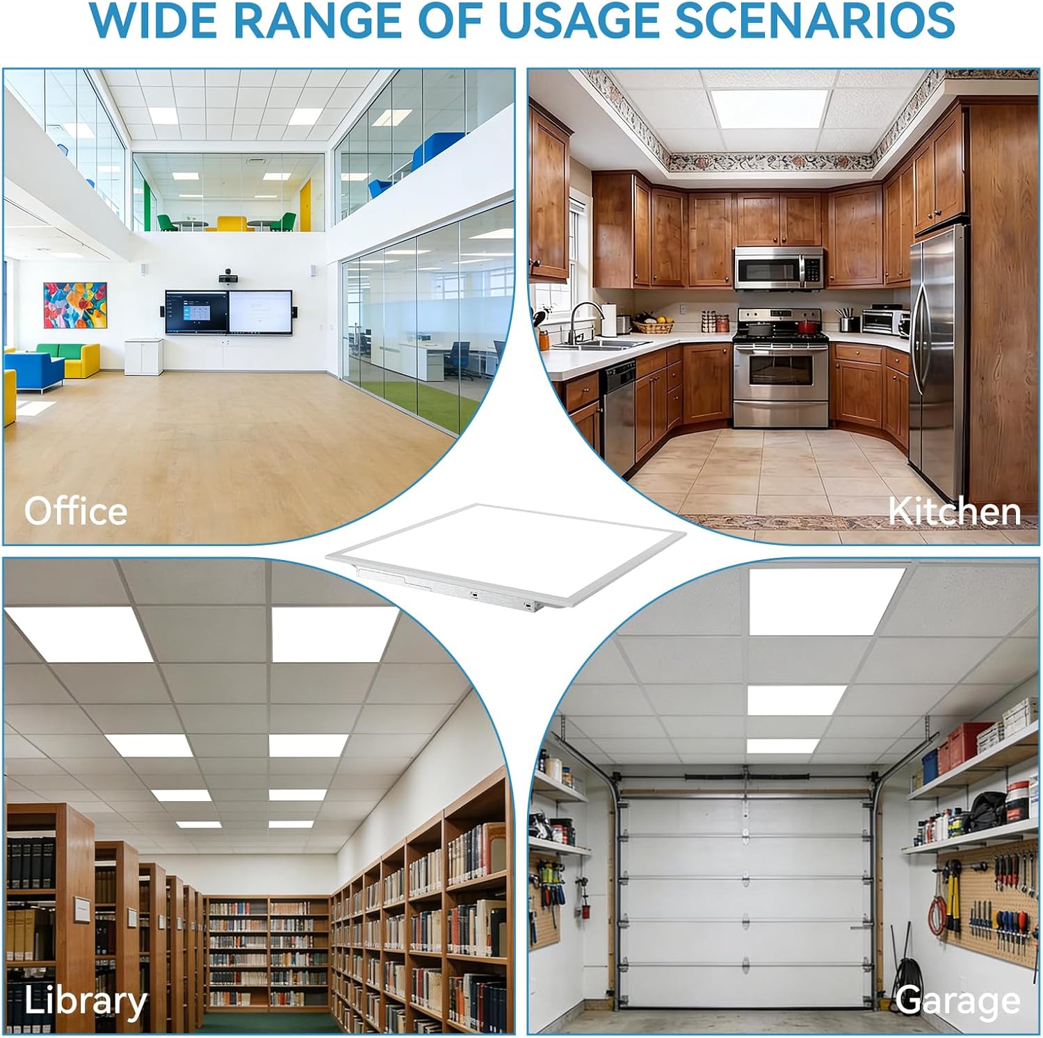 2 pack 2x2 LED Flat Panel Light