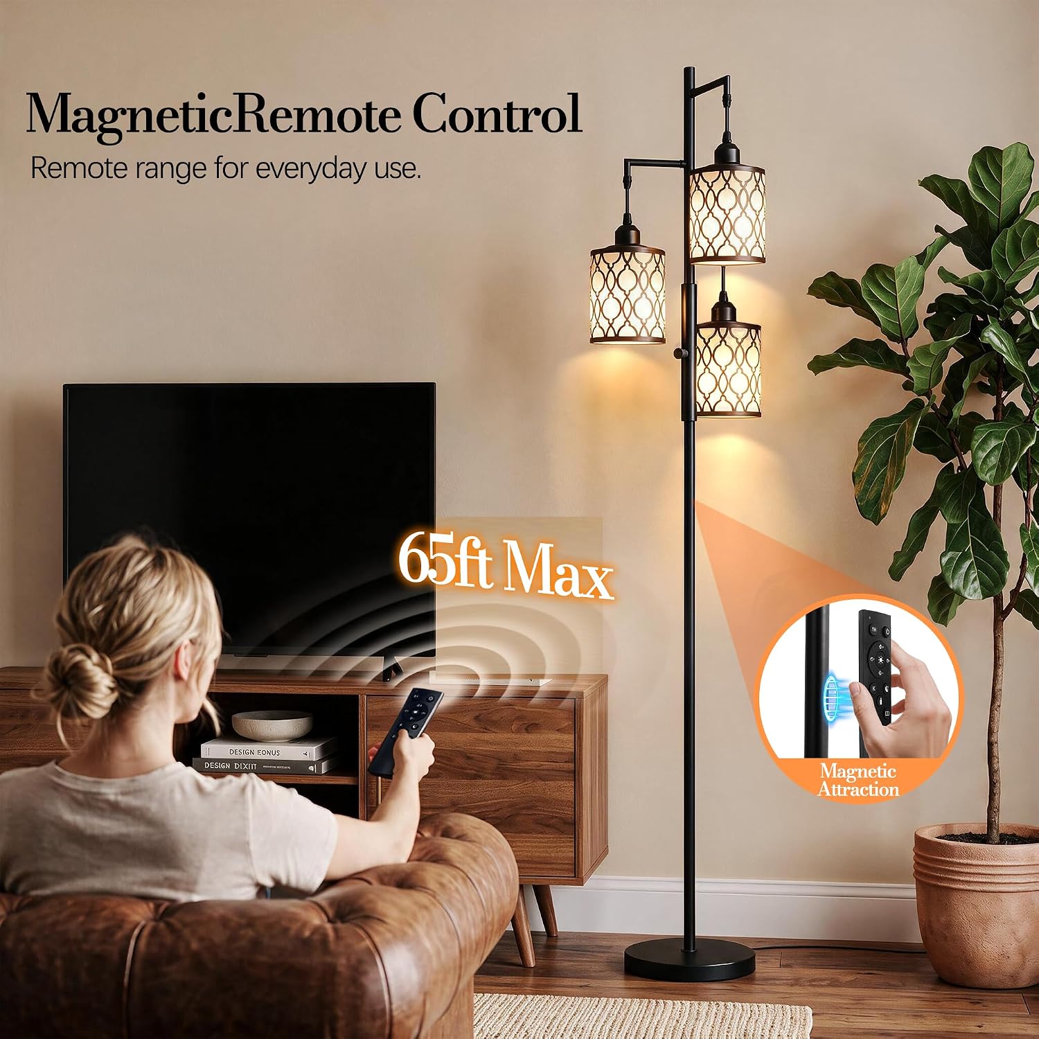 Dimmable Floor Lamps with Remote