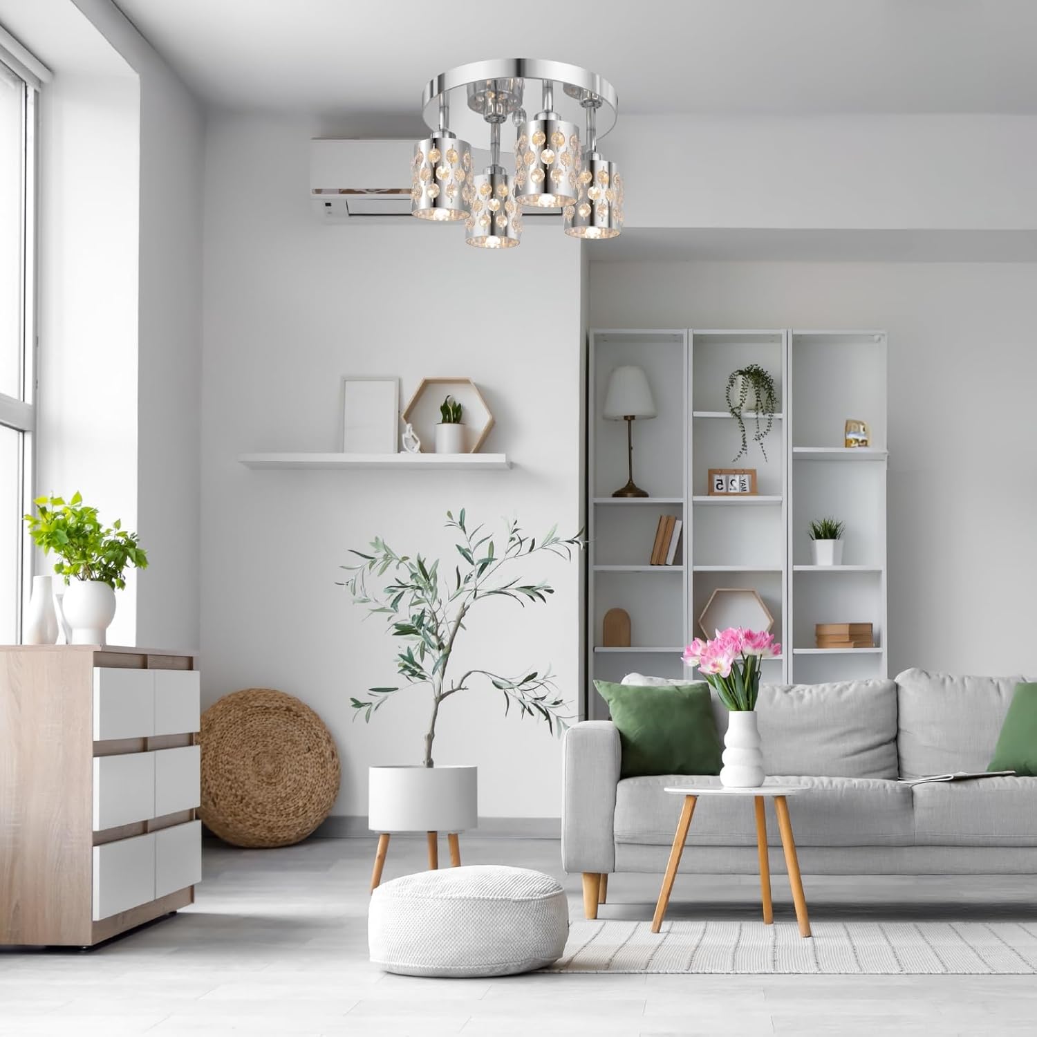 Crystal Pivot Track Lighting