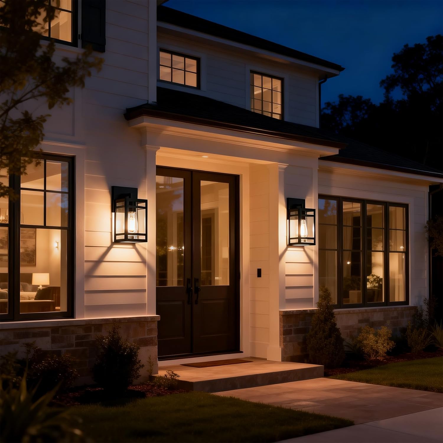 2 pack Outdoor Wall Sconce, IP65