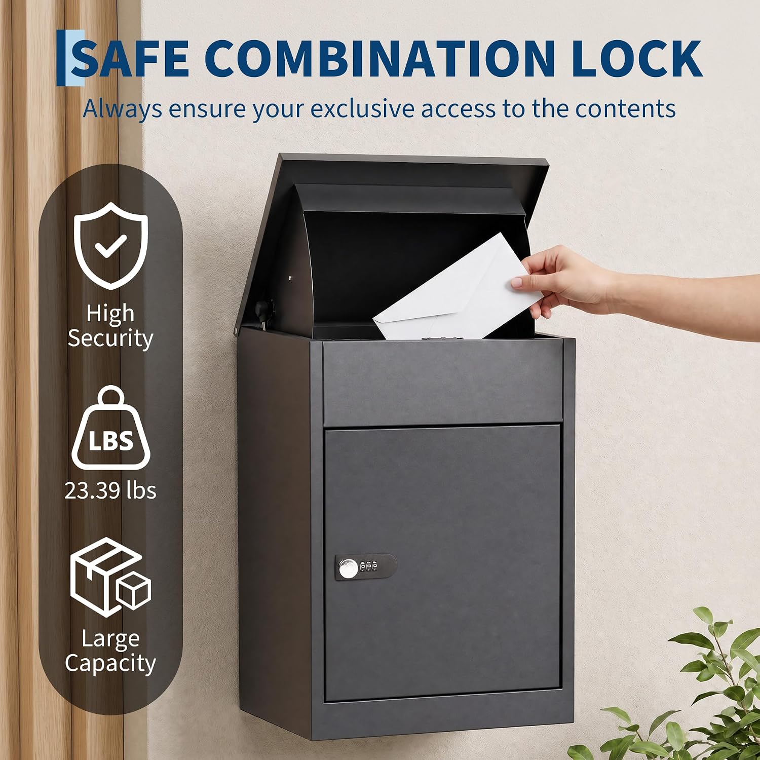 Package Delivery Box - Lockable Weatherproof