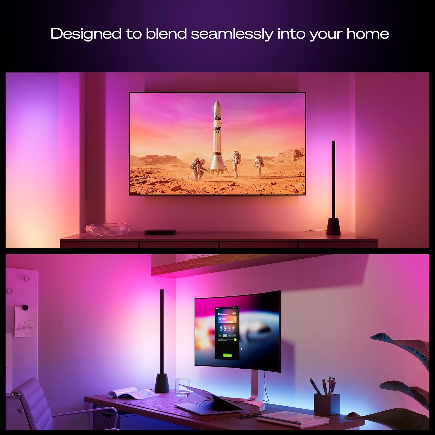Floor Lamp, RGBWWIC LED,