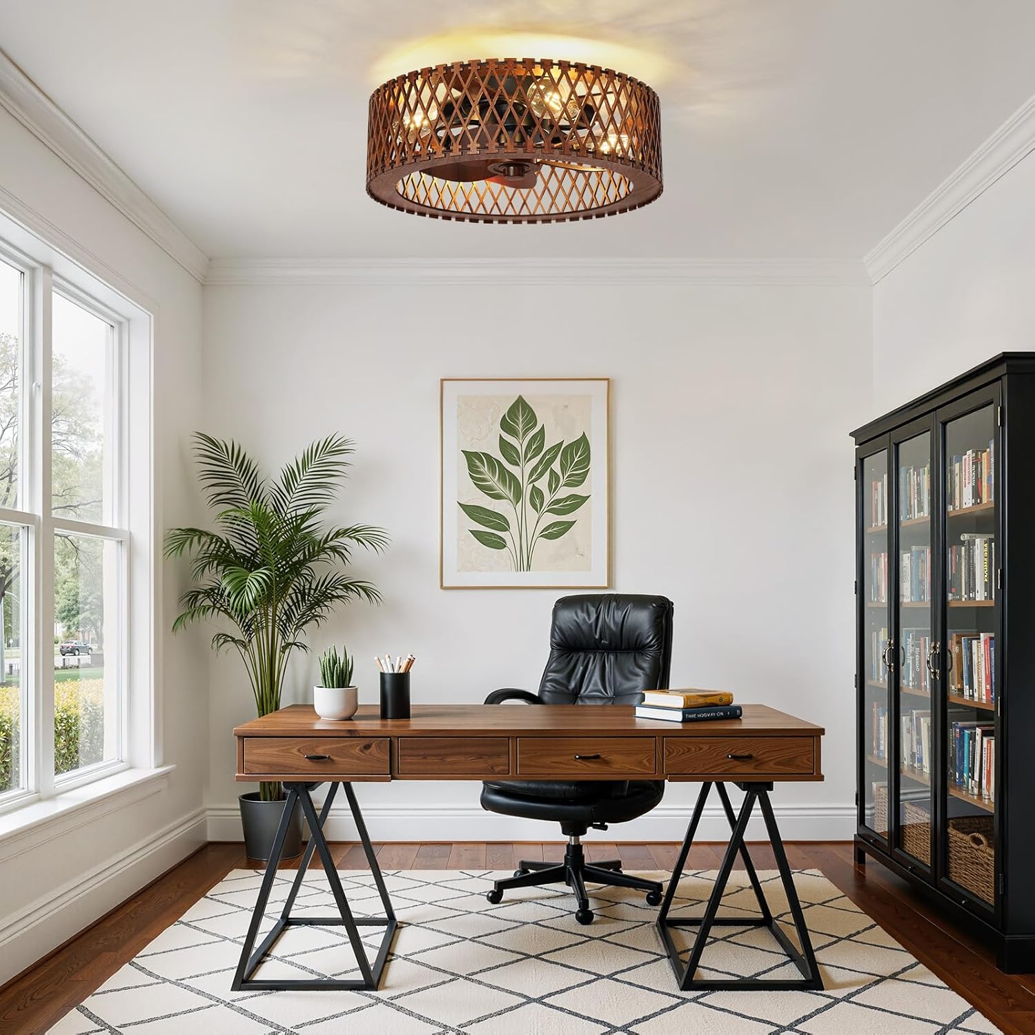 Ceiling Fans with Light, 6 Speeds