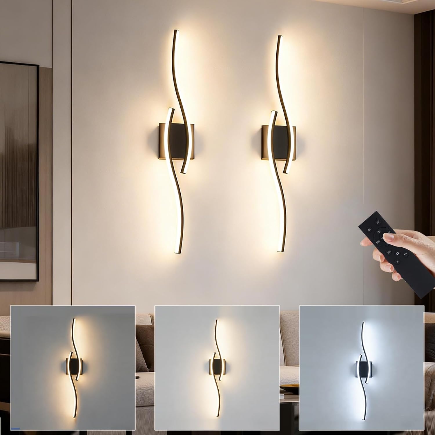 Modern Wall Sconce (2-Pack)