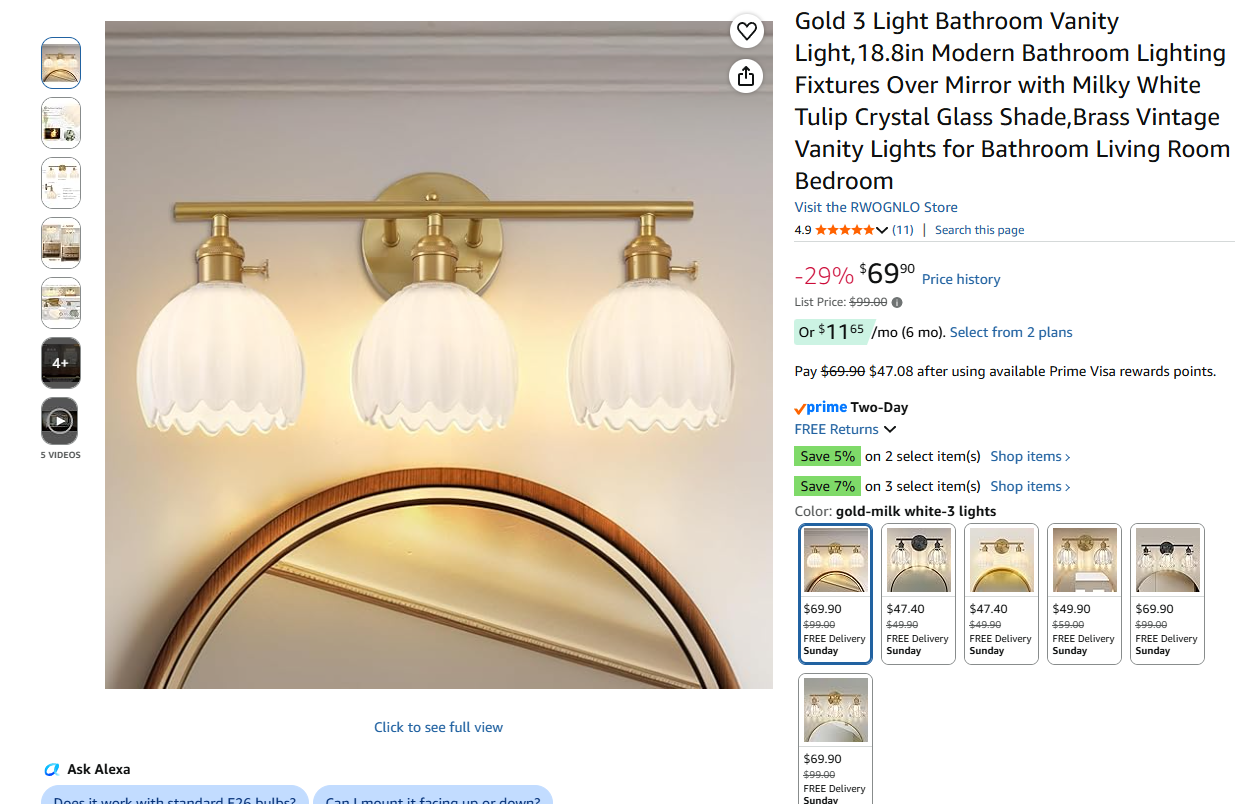 Gold 3 Light