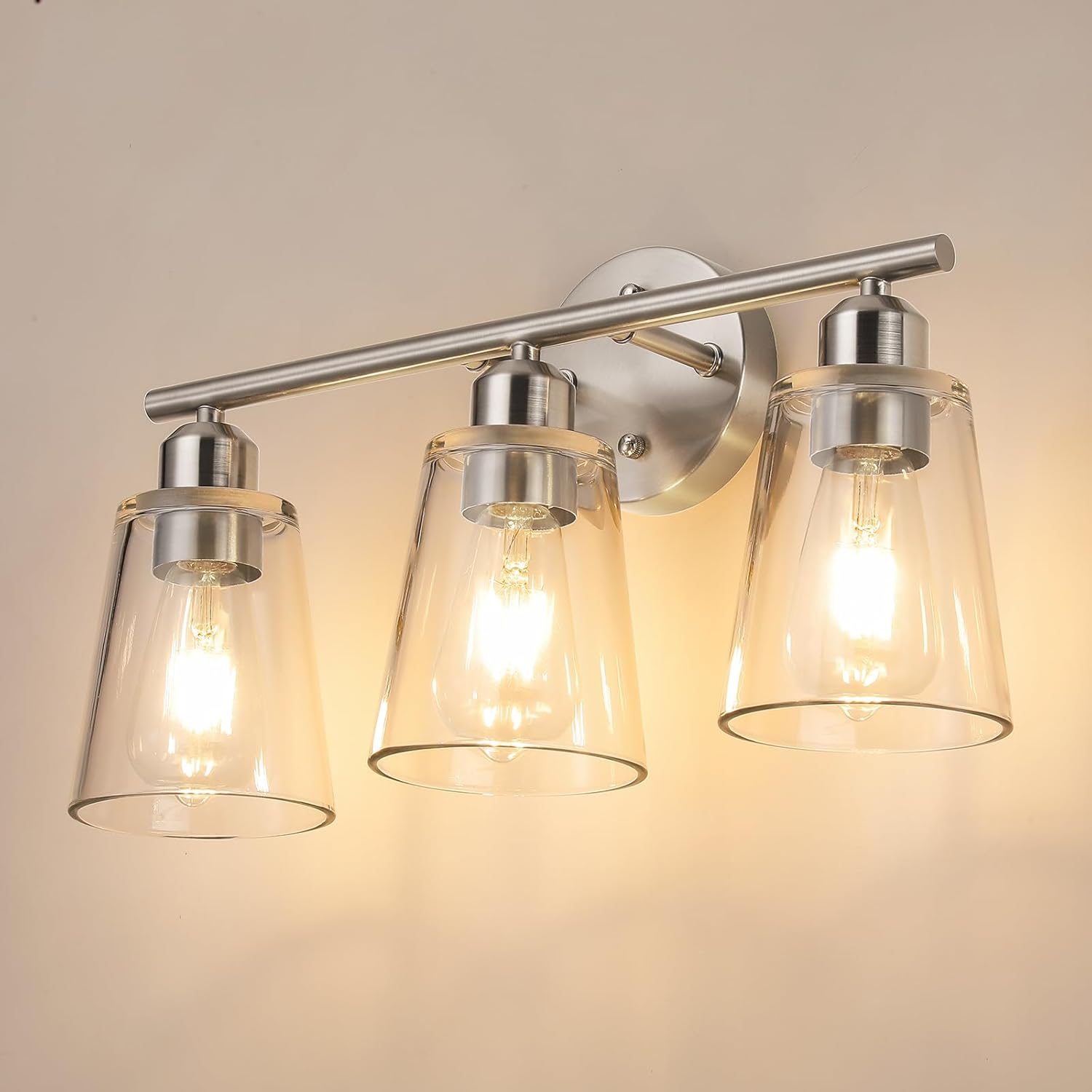 3 Light Fixture - Brushed Nickel