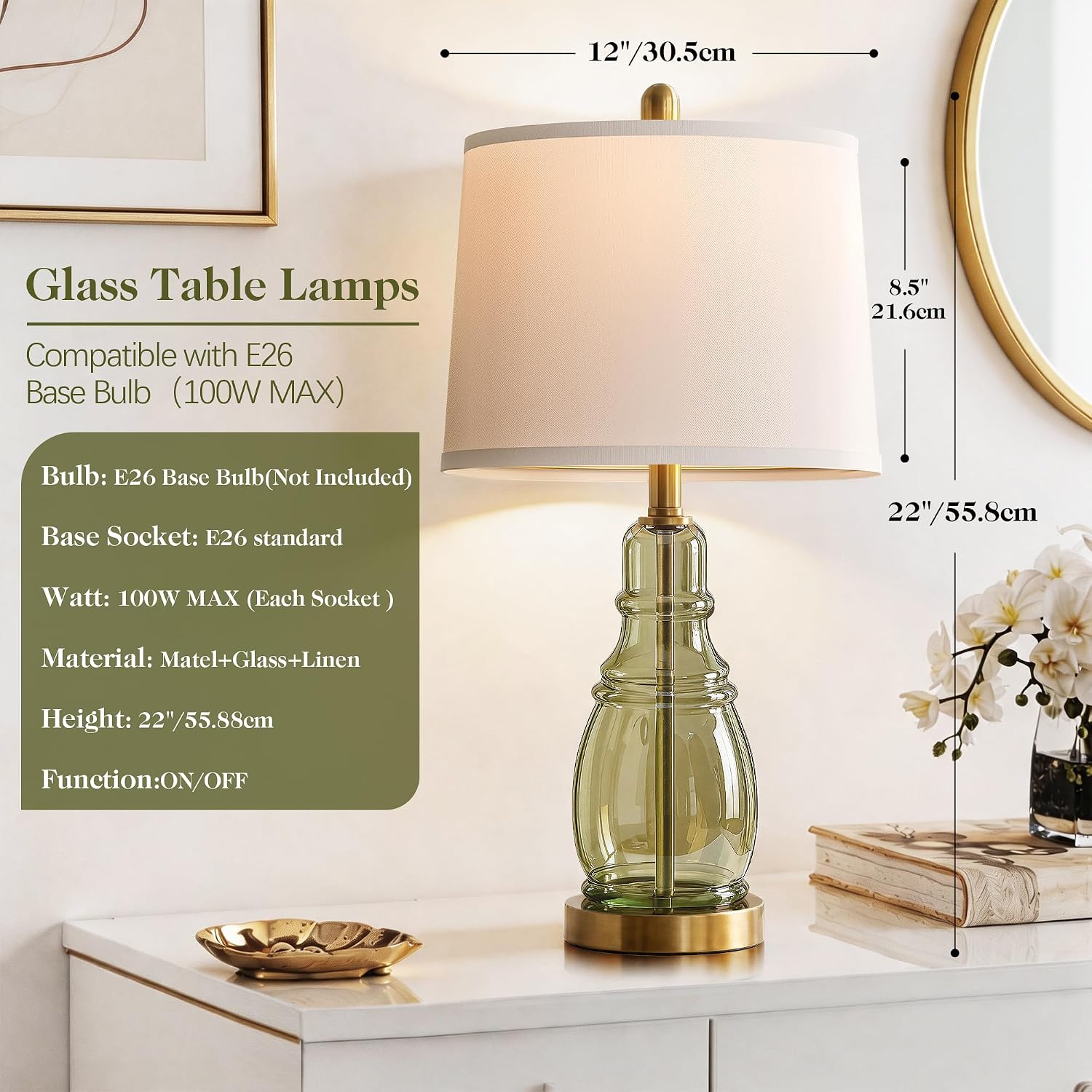 Table Lamps Set of 2