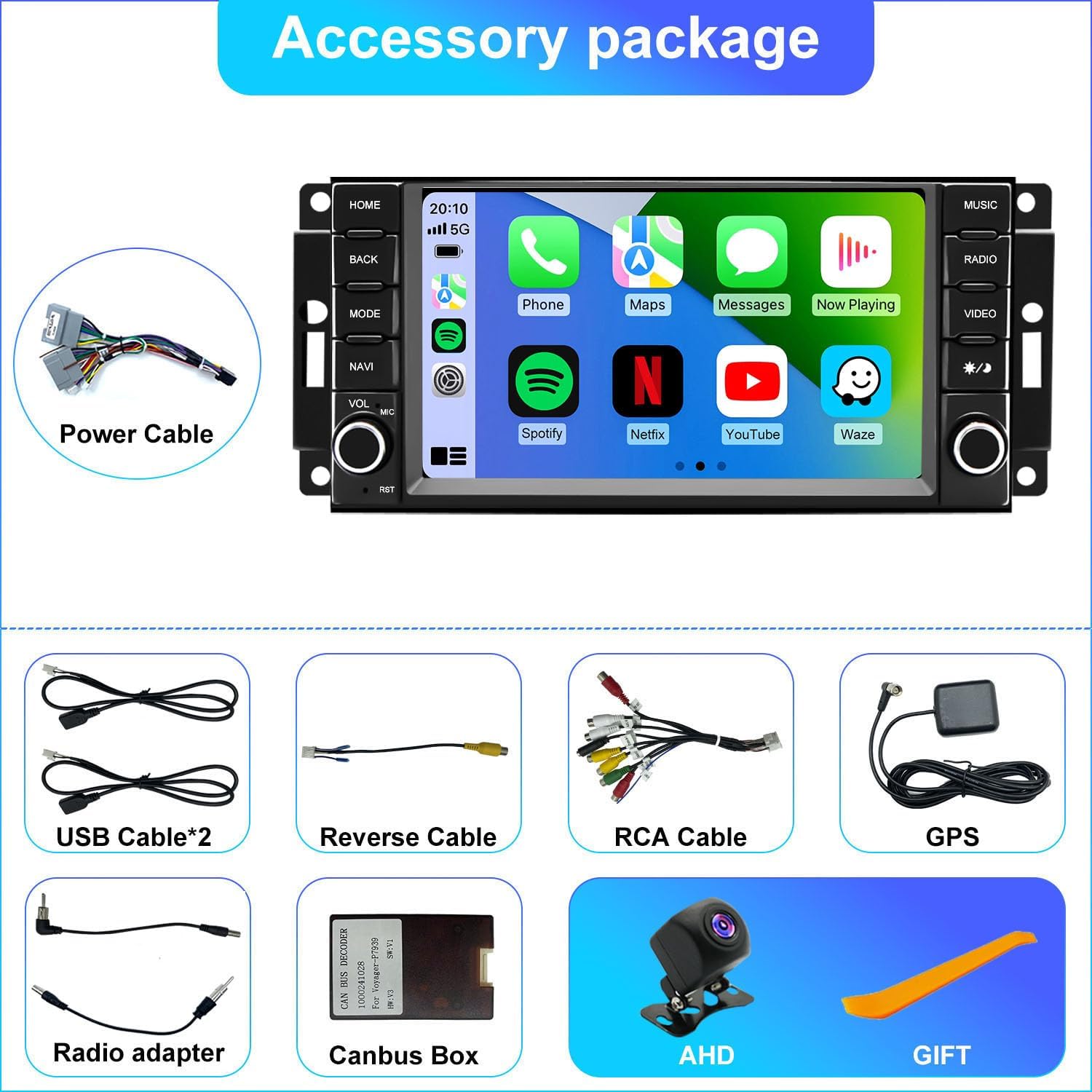 Smart Car Radio Upgrade for DODGE