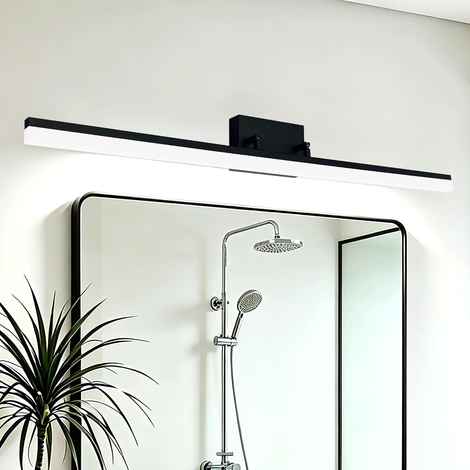 48 Inch Modern Bathroom Light Fixtures Over Mirror