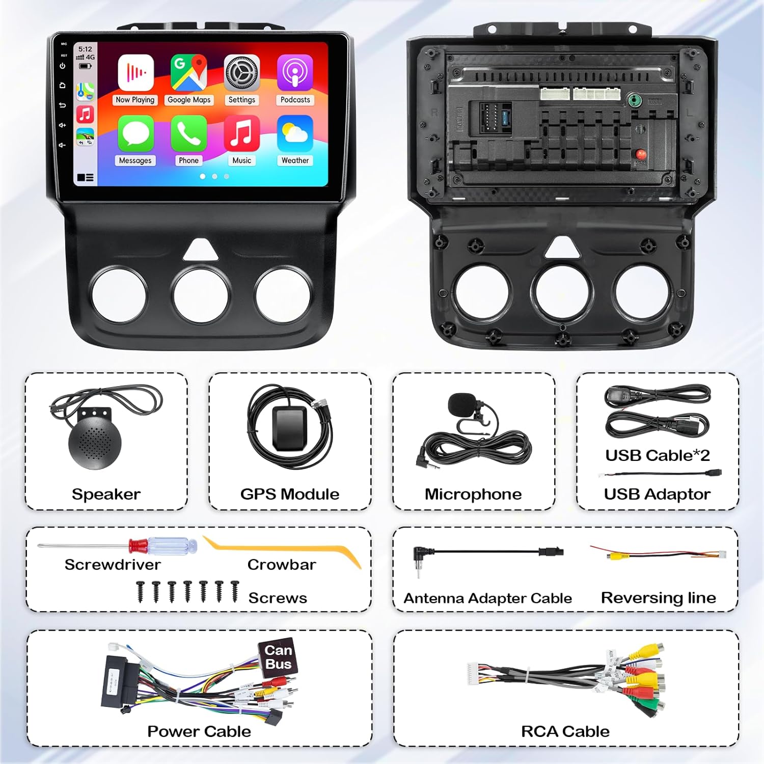 Smart Car Stereo Dodge Ram 1994-2021