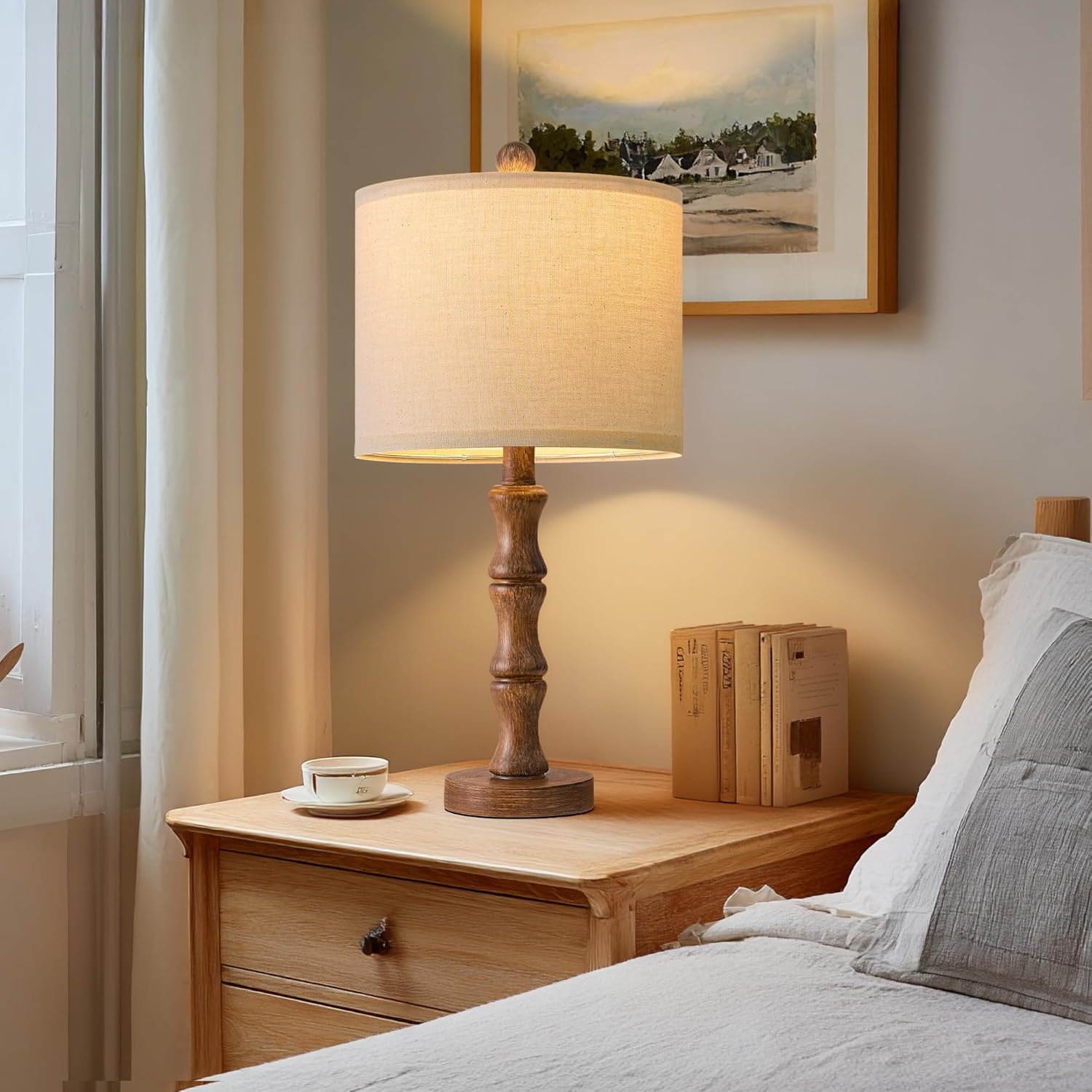 Rustic Table Lamps Set of 2