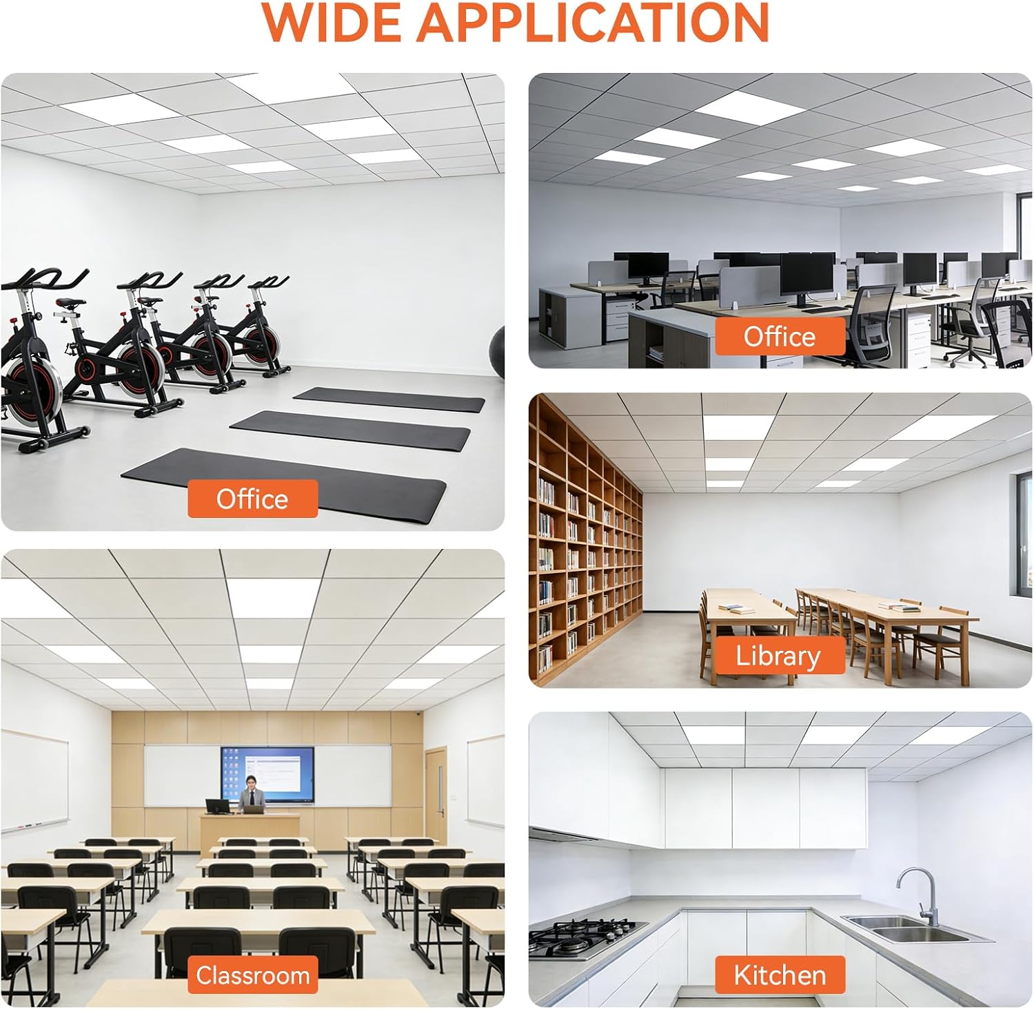 2x2 LED Flat Panel Light - Selectable 5 CCT