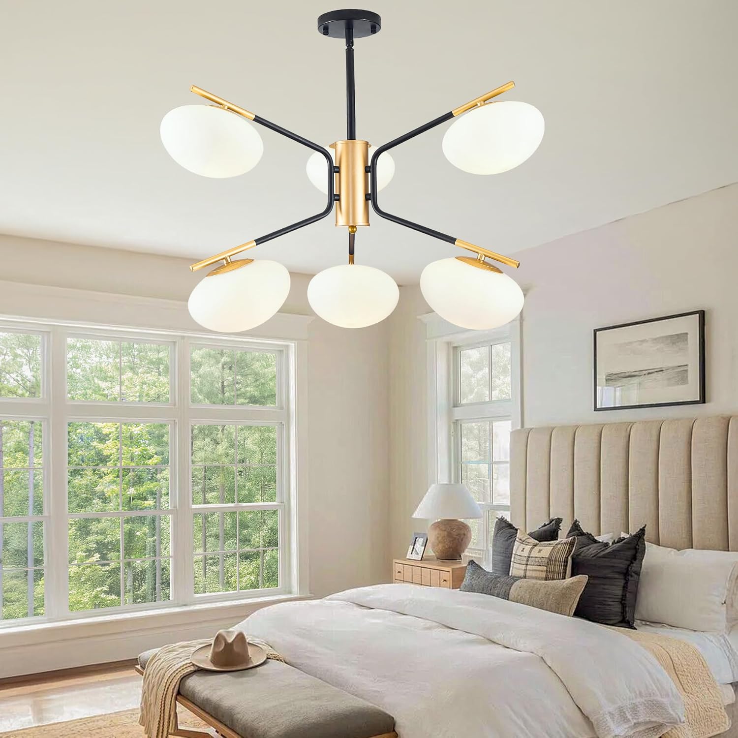 Modern Sputnik Chandelier,