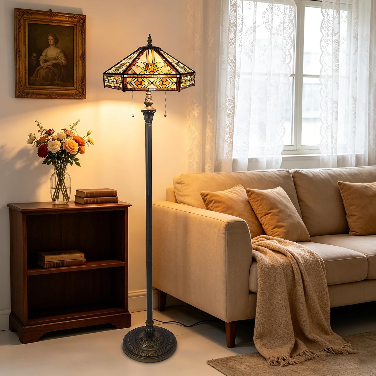 Tiffany Floor Lamp [2-Lights]