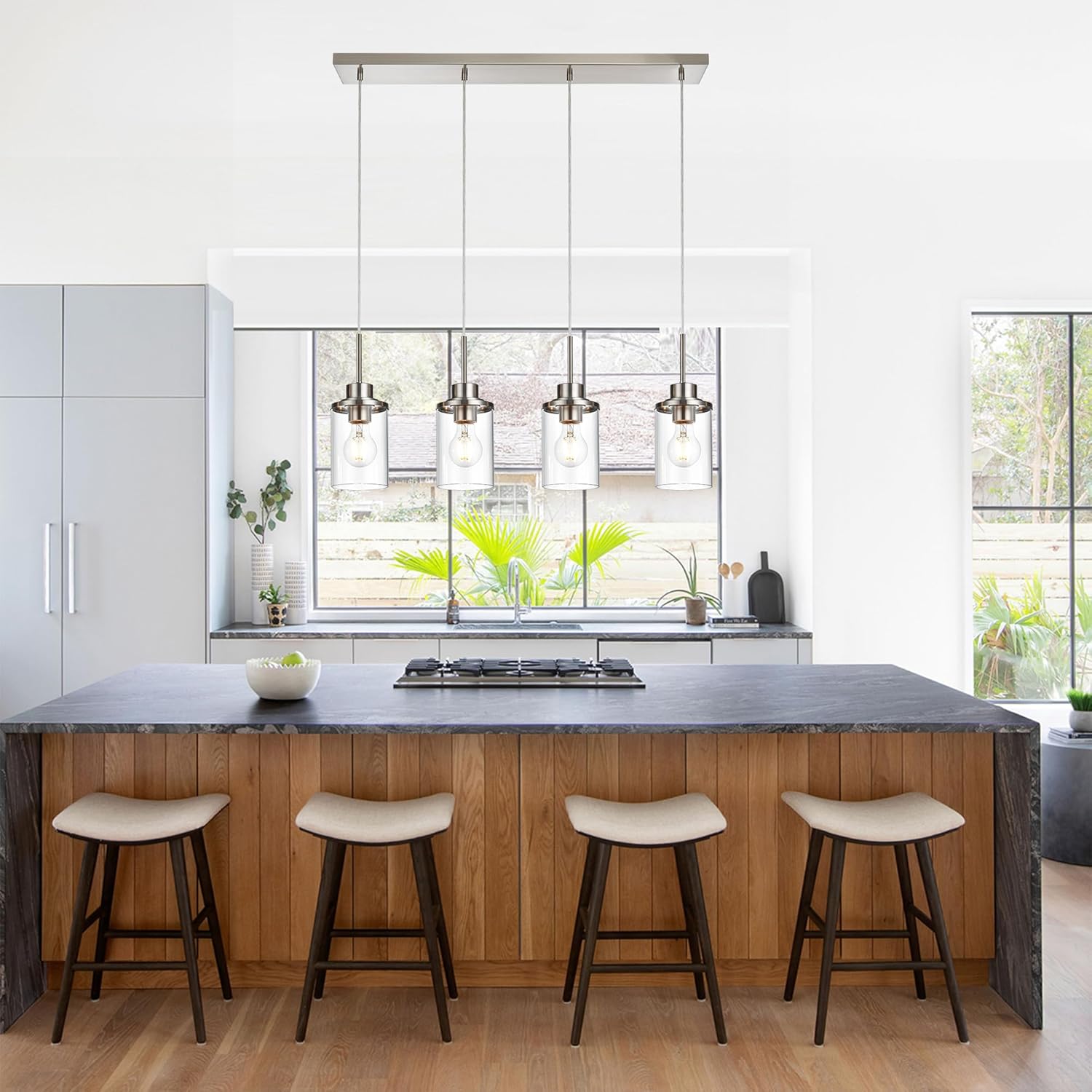 4 Light Kitchen Island Lighting,