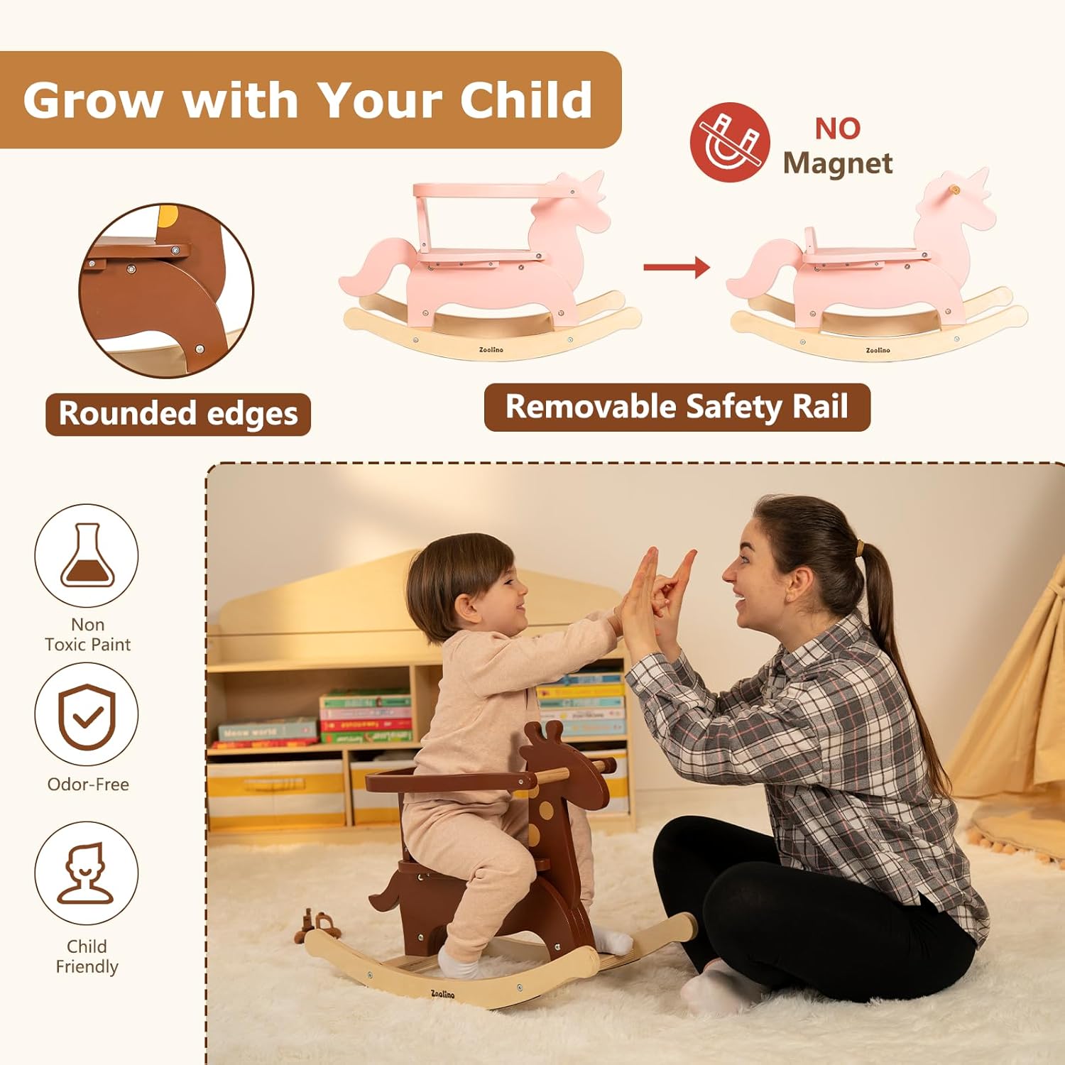 Wooden Rocking Horse