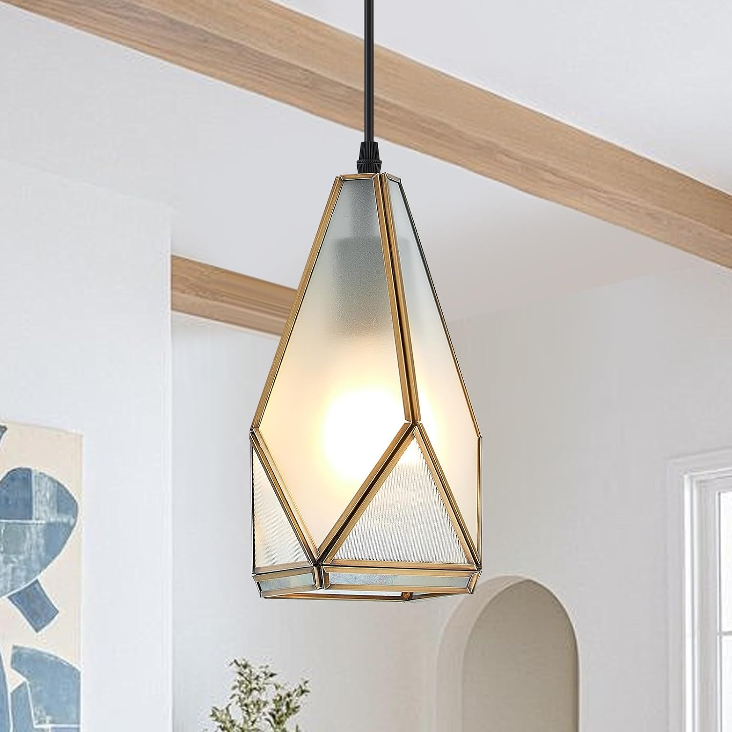 Unique Glass Pendant Light