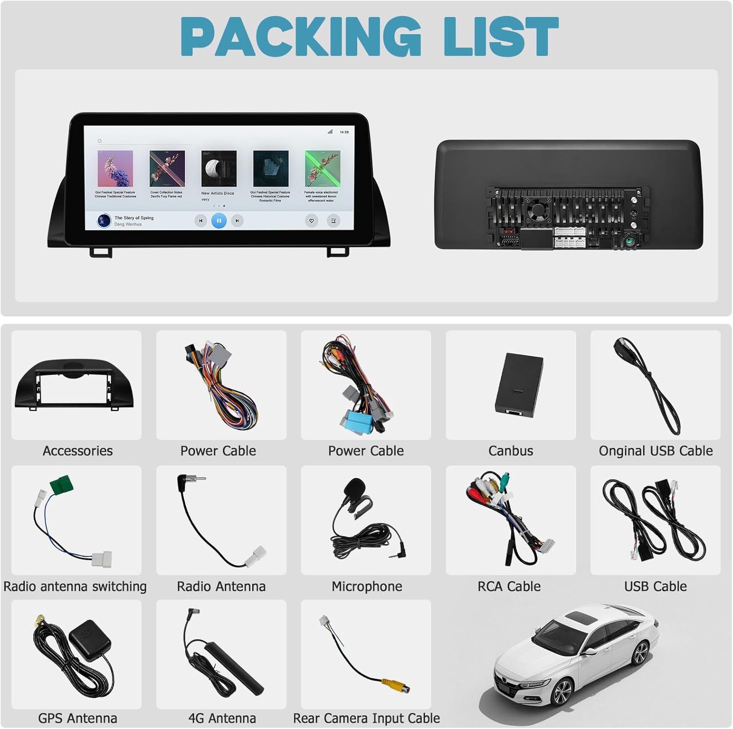 Smart Car Radio for Honda Accord 2018-2021