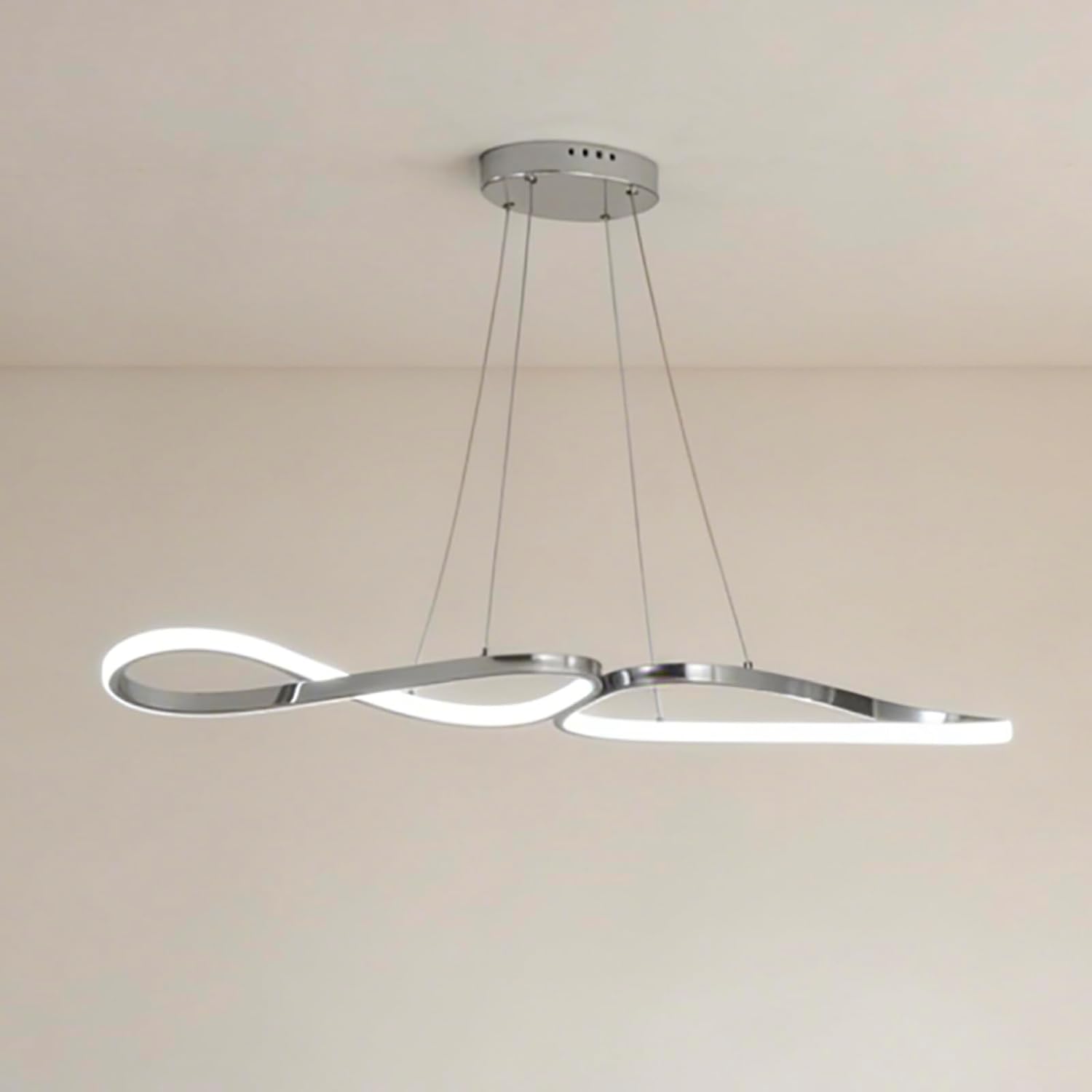 Chrome LED Pendant Light