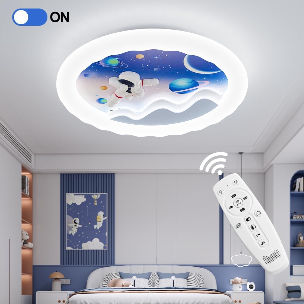 Kids Room LED Ceiling Light Modern with Remote