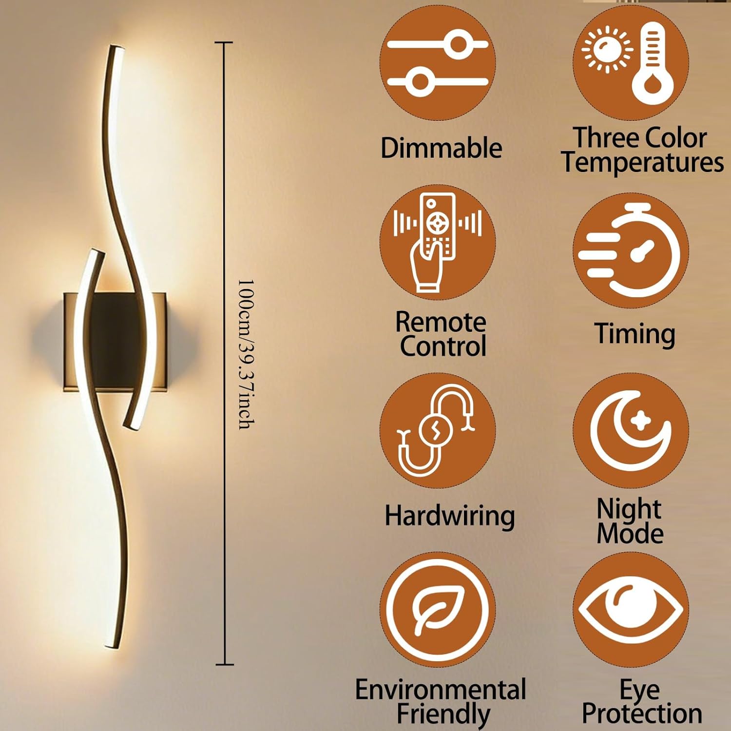 Modern Wall Sconce (2-Pack)