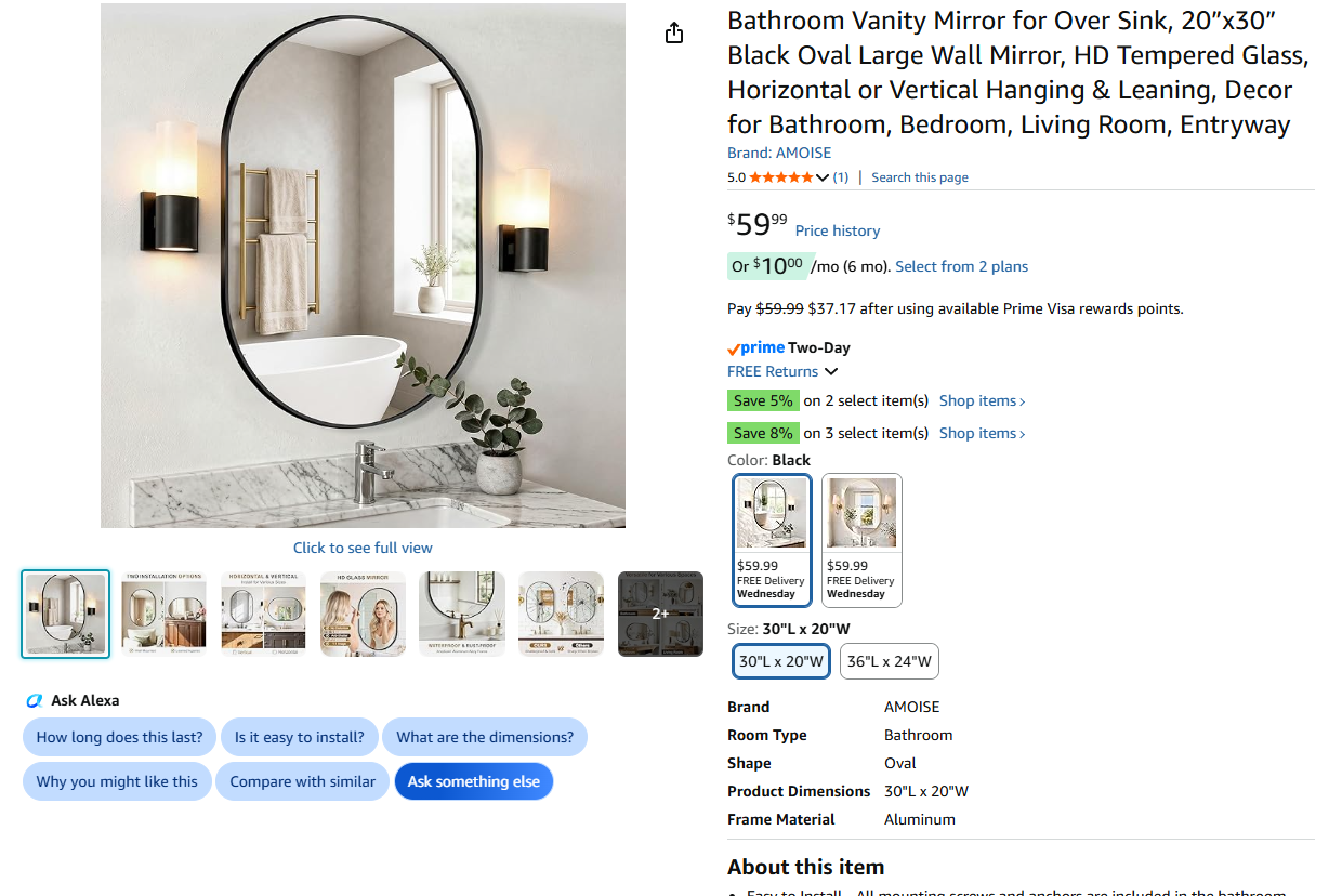 Vanity Mirror