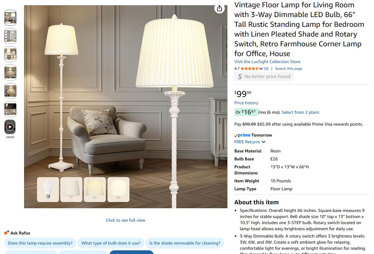 Vintage Floor Lamp