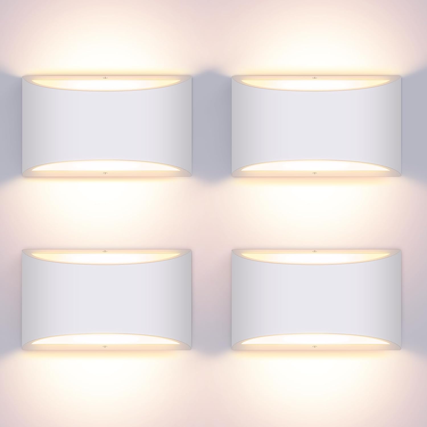 4 Pack Modern LED Wall Sconce
