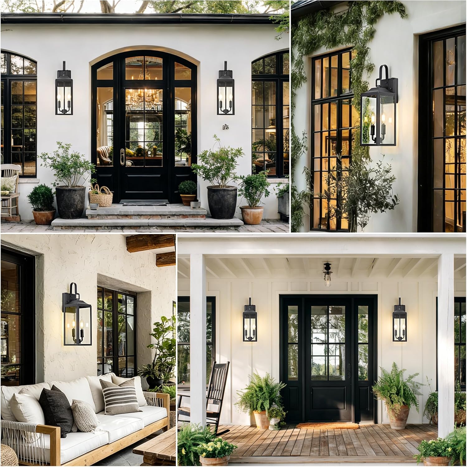 Outdoor Lighting 2-Pack Dusk to Dawn