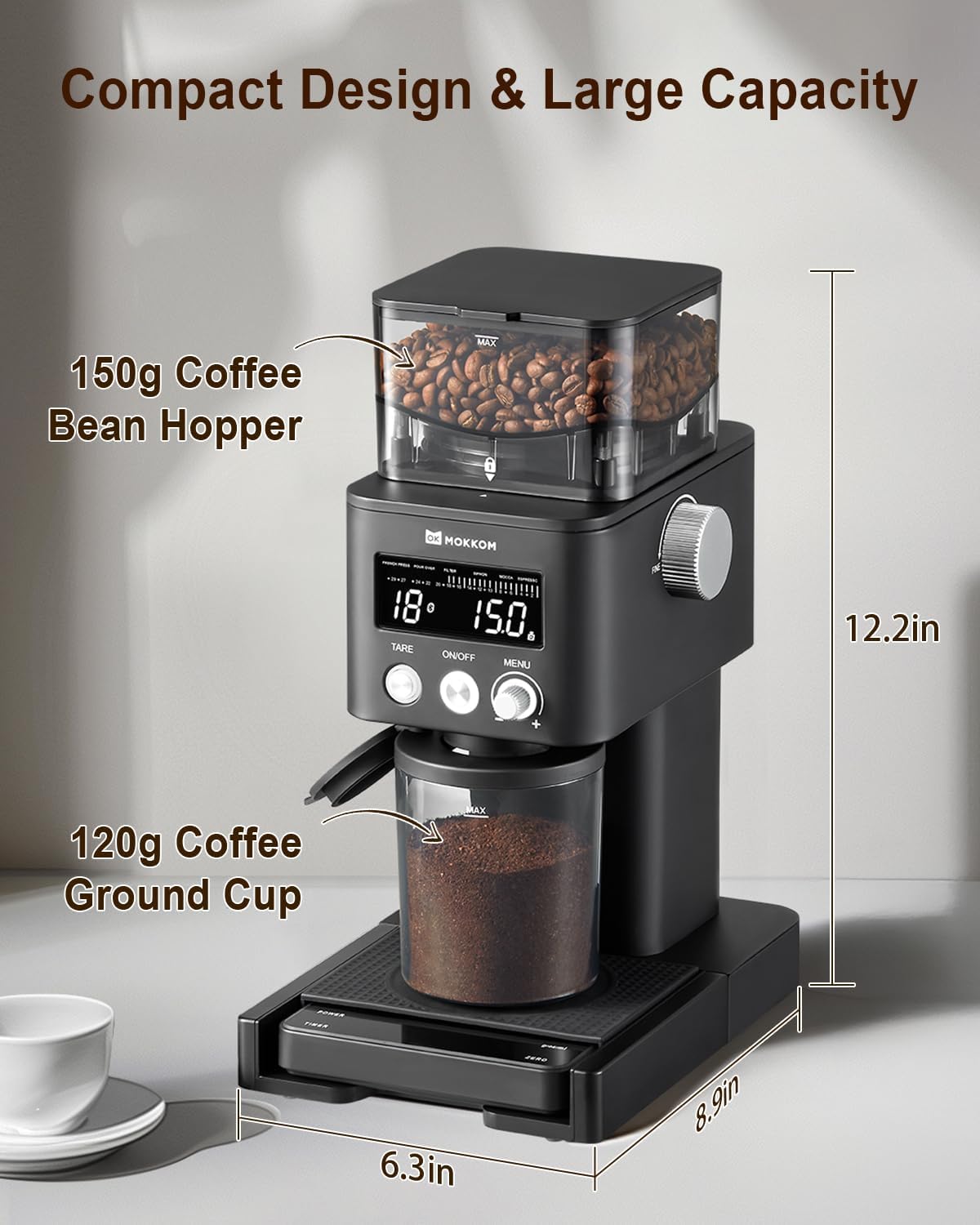 Coffee Grinder Electric with Scale