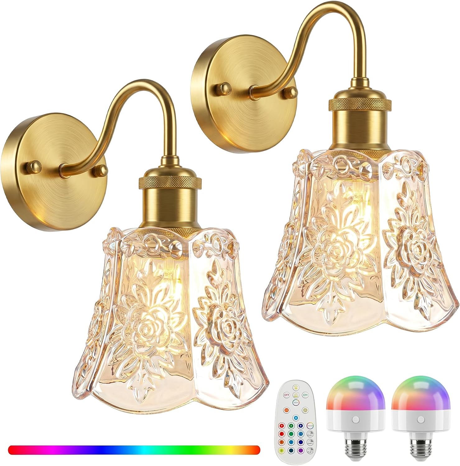 Rechargeable Wall Sconces 2Pack