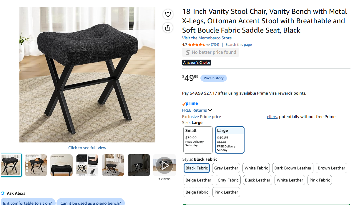 Ottoman Accent Stool