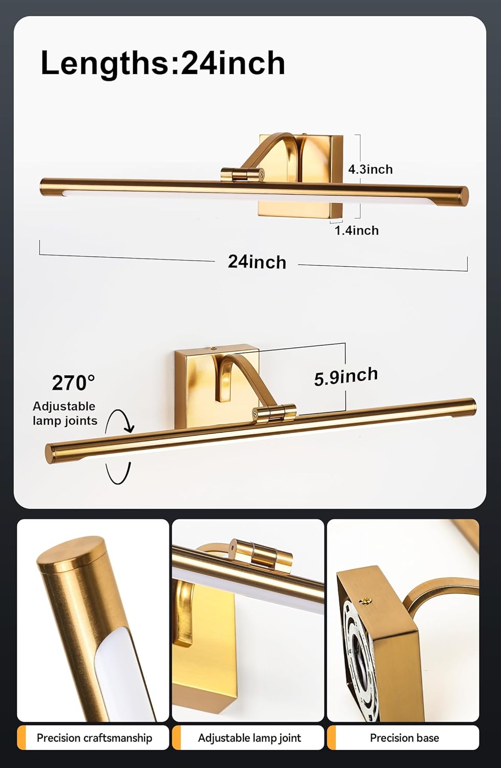 24 Inch Light - Dimmable LED